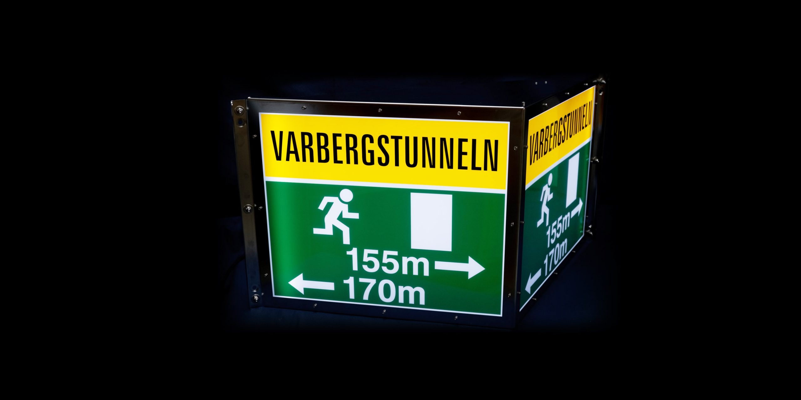 Produkt för nödutgång i Varbergstunneln